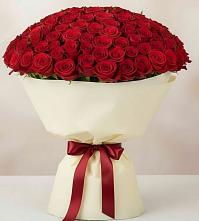 Букет 101 Красная роза Милано в Поселок совхоза Архангельский
