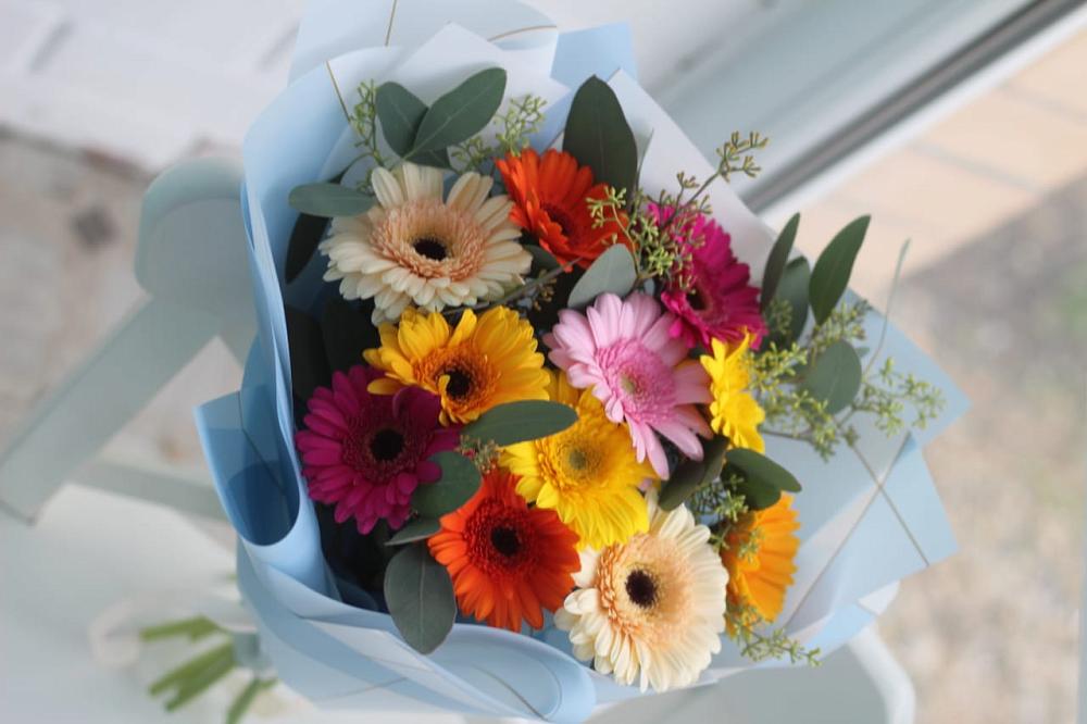 Букет цветов из: Герберы в Поселок совхоза Архангельский