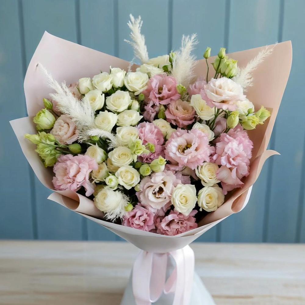 Букет цветов из: Альстромерии и Розы в Поселок совхоза Архангельский