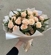 Букет Кремовые розы Латте в Поселок совхоза Архангельский