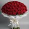 Букет 101 Красная роза Блэк Мэджик в Поселок совхоза Архангельский