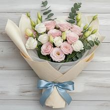 Букет цветов из:  Лизиантусы в Поселок совхоза Архангельский