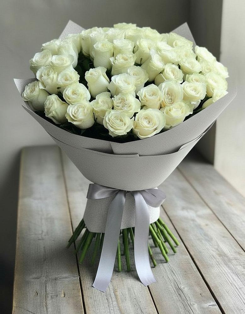 Букет 35 Белых роз в Поселок совхоза Архангельский