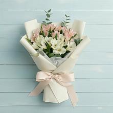 Букет цветов из:  Альстромерии #REPLACE_PRED# Поселок совхоза Архангельский