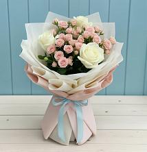 Букет цветов из:  Розы в Поселок совхоза Архангельский