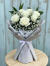 Букет цветов из:  Розы в Поселок совхоза Архангельский