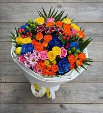 Букет цветов из:  Розы и Хризантемы в Поселок совхоза Архангельский