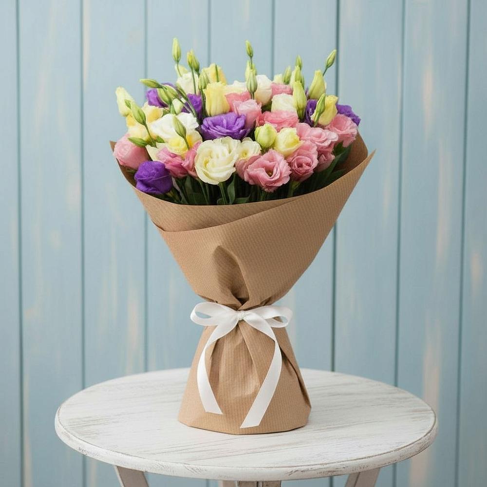 Букет цветов из: Лизиантусы в Поселок совхоза Архангельский