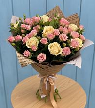 Букет цветов из:  Розы в Поселок совхоза Архангельский