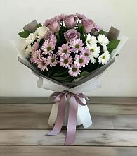 Букет цветов из:  Хризантемы и Розы #REPLACE_PRED# Поселок совхоза Архангельский