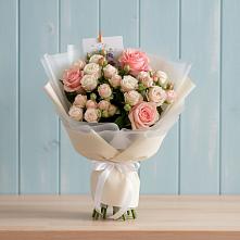 Букет цветов из:  Розы #REPLACE_PRED# Поселок совхоза Архангельский