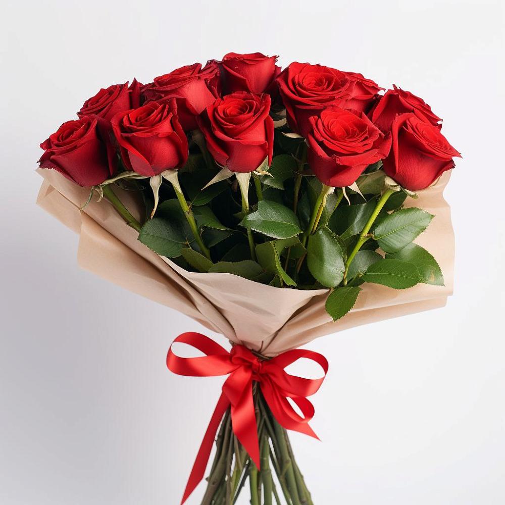 Букет 11 Красных роз Эдлесс Лав в Поселок совхоза Архангельский